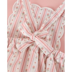 664 Ranita Ondas Micropana Rayas Corazón Mi Canesú