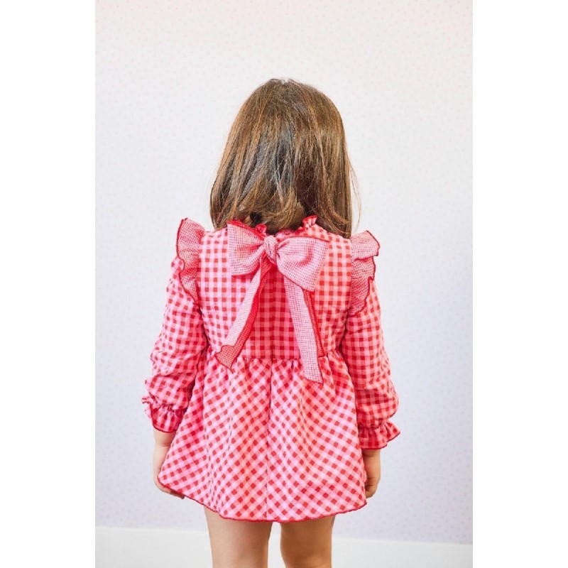 693 Jesusito Vichy Pink and Red La Martinica