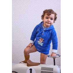 701 Conjunto Niño Felpa Children Chocolate La Martinica