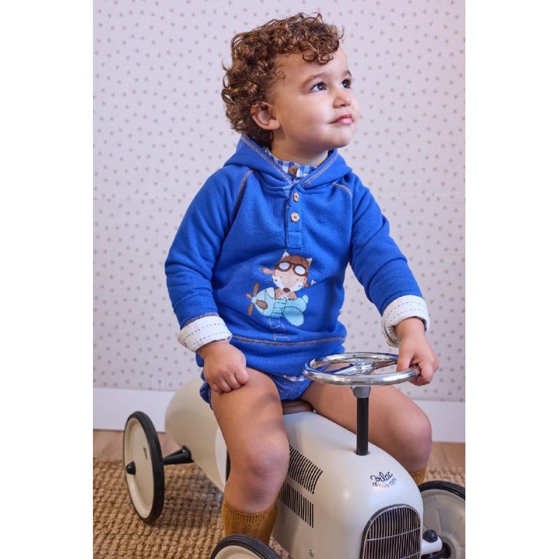 706 Sudadera Niño Children Chocolate La Martinica