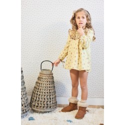 726 Vestido Real Cuello Bordado La Martinica