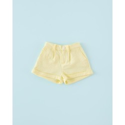 79 Bermuda Pinzas Yellow Tiwil Mi Canesú