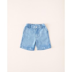 81 Bermuda Larga Lyocell Denim Mi Canesú