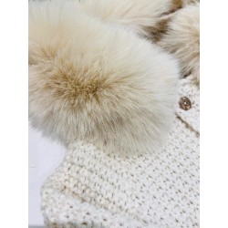 874 Abrigo Bebé Punto Capucha Mac Ilusión