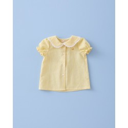 885 Camisa Pétalos Rayitas Sand