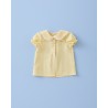 885 Camisa Pétalos Rayitas Sand