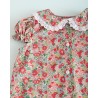 890 Camisa Cuello Volante Liberty Rosso