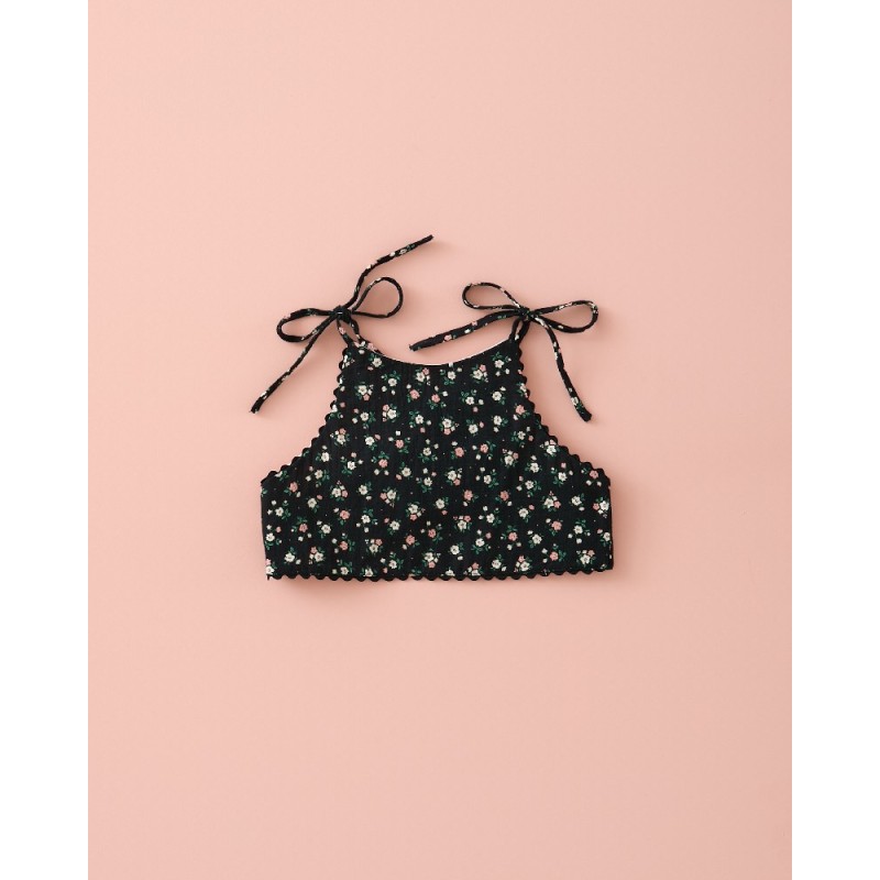 896 Top Espalda Cruzada Night Flowers