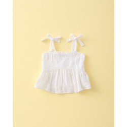 912 Top Bordados Blanco