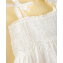 914 Top Bordados Blanco