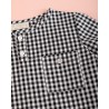 916 Camisa Niño Vichy Negro