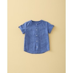917 Camisa Niño Minivichy Añil