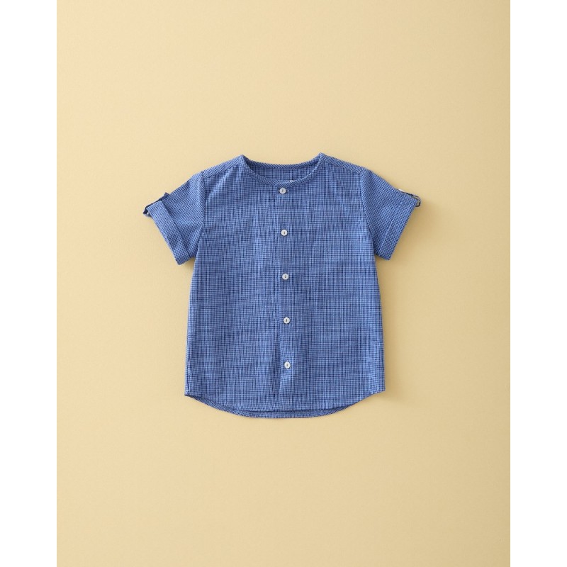 917 Camisa Niño Minivichy Añil
