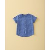 917 Camisa Niño Minivichy Añil