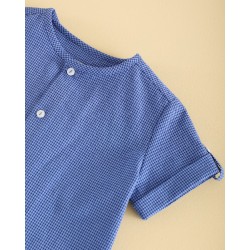 918 Camisa Niño Minivichy Añil