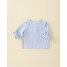 922 Camisa Niño Rayas Azul Cielo