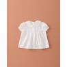 930 Camisa Jaretas Blanca Cuello Bobo