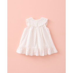 962 Vestido Florecitas Bordadas