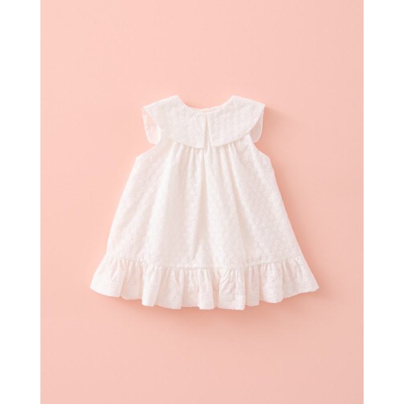 962 Vestido Florecitas Bordadas