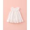 962 Vestido Florecitas Bordadas