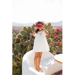 97 Vestido Bordado Blanco Mi Canesú